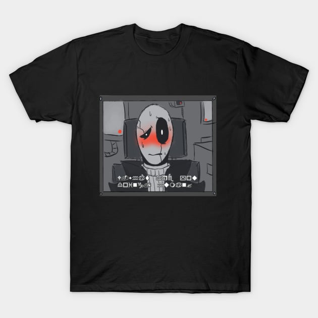 WD Gaster - Flushed T-Shirt by VALMEZA602